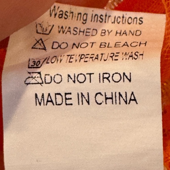 Orange Tulle Easter Dress with 3D Carrot Design sz 120 = girls 5/6. - Picture 5 of 8